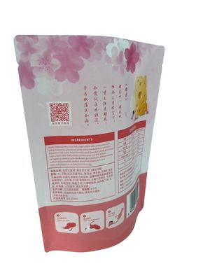 Flat bottom pouch Gepersonaliseerde bruine papieren zak voor je eten