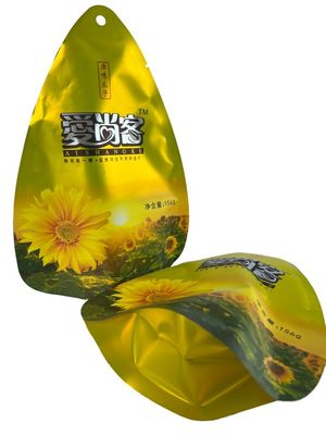 Persoonlijke afgedrukte vrije vorm folie gelamineerd verpakkingszak voor noten