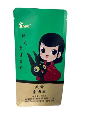 Op maat gemaakte matte papieren zakjes in CMYK-kleuren voor duurzame verpakkingen